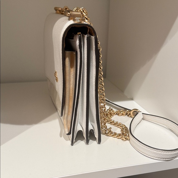 Coach Cream Crossbody Bag with Gold Accents - Picture 3 of 6